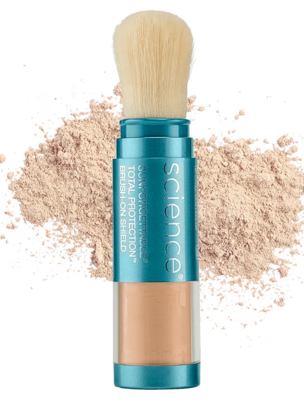BNIB MEDIUM Brush-On Sunscreen SPF 50 Mineral Powder for Sensitive Skin